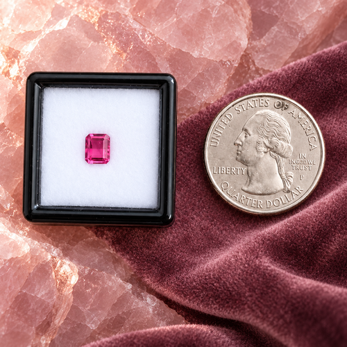 Natural Pink Tourmaline – 0.68 ct Octagonal Step Cut